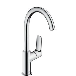 Hansgrohe Logis mitigeur lavabo bec pivotant chromé Comfortzone 210,safety function, sans vidage