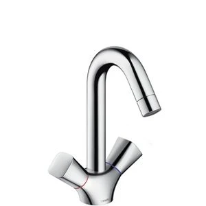 Hansgrohe Logis mélangeur lavabo bec pivotant chromé Comfortzone 150,safety function, sans vidage