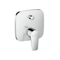 SET DE FINITION BAIN/DOUCHE HANSGROHE TALIS E chromé mural encastré monocommande