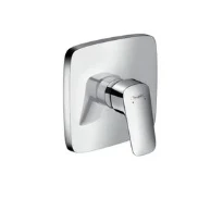 SET DE FINITION DOUCHE HANSGROHE LOGIS chromé mural encastré safety function, pour 1 seul system
