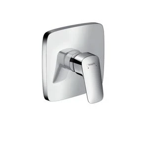 SET DE FINITION DOUCHE HANSGROHE LOGIS chromé mural encastré safety function, pour 1 seul system