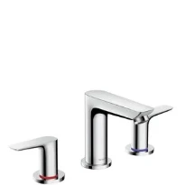 MELANGEUR DE LAVABO 3-TROUS HANSGROHE TALIS E chromé comfortzone 10 avec vidage