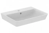 Ideal Standard Connect Air Cube lavabo 600 x 460 mm - blanc - avec trou de robinet - avec trop-plein