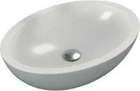 Ideal Standard Strada lavabo à poser ovale 600 x 420 x 160 mm - blanc - sans trou de robinet - sans trop-plein