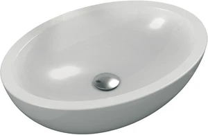 Ideal Standard Strada lavabo à poser ovale 600 x 420 x 160 mm - blanc - sans trou de robinet - sans trop-plein