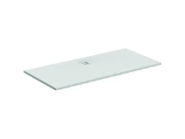 Ideal Standard Ultra Flat S receveur de douche composite minéral 1700 x 700 x 30 mm - sand - antidérapant - couvercle en acier inoxydable