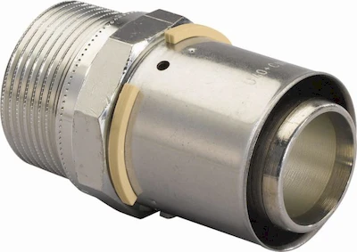 RACCORD A SERTIR UPONOR S-PRESS 40 X 5/4 M laiton S-PRESS