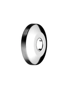 ROZET SCHELL 65MM chroom gat 1/2"(21mm) dikte 10mm