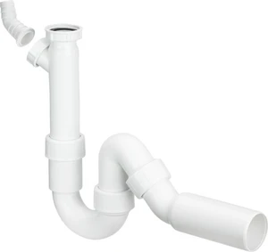 Viega Universal PP enkele buissifon met WMA 6/4 x 40 mm - wit