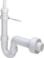 Viega PP siphon simple lave-vaisselle 20 x 40 mm - blanc