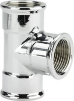 Viega chromé té FFF 1/2 x 1/2 x 1/2