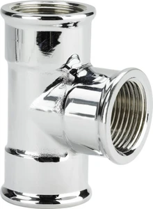 Viega chromé té FFF 1/2 x 1/2 x 1/2