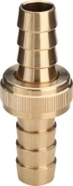 Viega messing 3-delige dubbele slangnippel 3/8 x 3/8