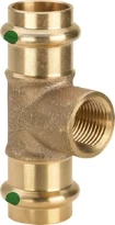 Viega Profipress té réduit avec filetage femelle FFF 22 x 3/4 F x 22 mm