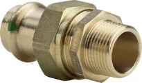 Viega Profipress raccord union en 3 pieces joint plat MF 22 x 1/2 M