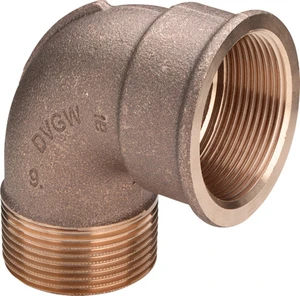 Viega bronze coude 90° MF 3/4 x 3/4