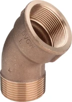 Viega bronze coude 45° MF 3/8 x 3/8