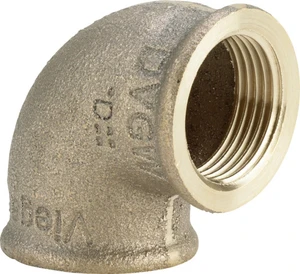 Viega bronze coude 90° FF 1/2 x 1/2