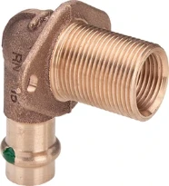 Viega Profipress passage de mur 90° MF 15 x 1/2-3/4 - 25 mm