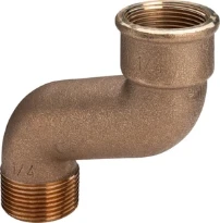 Viega bronze coude S 90° MF 4/4 x 4/4