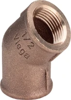 Viega bronze coude 45° FF 3/8 x 3/8