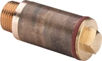 Viega bronze allonge avec bouchon MF 1/2 x 50 mm