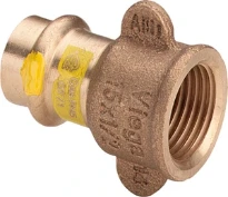 Viega Profipress Gas raccord avec fixation FF 15 x 1/2 F