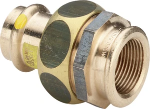 Viega Profipress Gas raccord union en 3 pieces joint conique FF 15 x 1/2 F