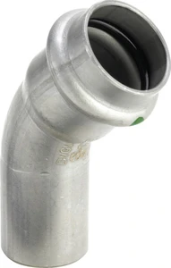 Viega Sanpress Inox inschuif bocht 45° MF 22 x 22 mm