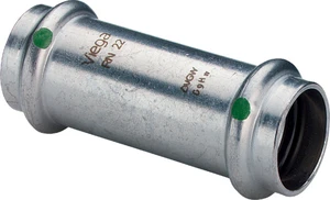 Viega Sanpress Inox manchon long FF 15 x 15 mm