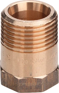 Viega bronze reduction long avec mbc MF 3/4 x 1/2