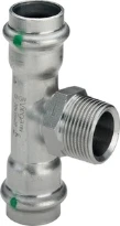 Viega Sanpress Inox te reduit FMF 22 x 3/4 F x 22 mm
