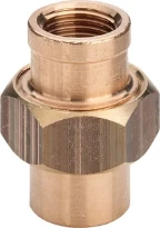 Viega bronze raccord union en 3 pieces joint conique FF 3/8 x 3/8