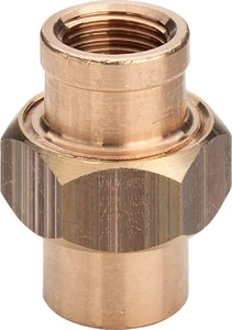 Viega bronze raccord union en 3 pieces joint conique FF 3/8 x 3/8