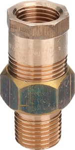 Viega bronze raccord 3-pièces droit étanchéité conique MF 3/4 x 3/4