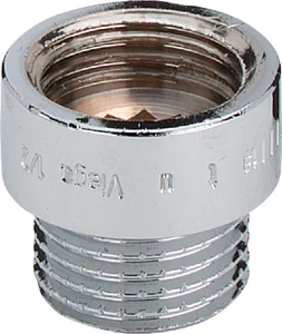 Viega chroom verlengstuk MF 3/8 x 15 mm
