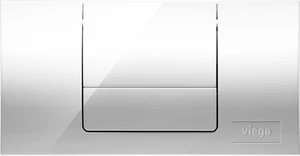 PLAQUE DE COMMANDE VIEGA blanc alpin synthetique 2 boutons de comman. pour reservoir 2H, 2L, 2C standaard 2S en 1F
