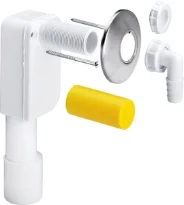 Viega PP siphon encastré pour machine à laver WMA x 40/50 mm - blanc/chromé