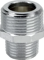 Viega chromé mamelon reduit MM 1/4 x 3/8 - joint plat