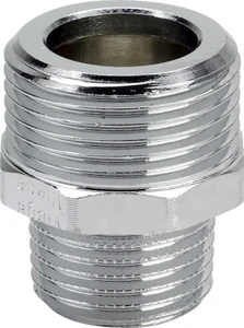 Viega chromé mamelon reduit MM 3/8 x 1/2 - joint plat