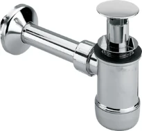 SIPHON BOUTEILLE VIEGA 5/4 chromé synthetique