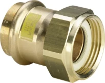 Viega Profipress Gas raccord union en 2 pieces avec ecrou libre joint conique FF 28 x 6/4 F