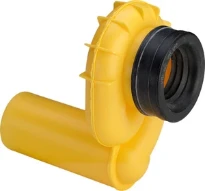 Viega PP siphon urinoir horizontal - jaune