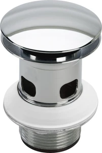 BONDE VIEGA VISIGN V1 5/4 X 63 chromé avec systeme click - pour lavabo avec trop-plein