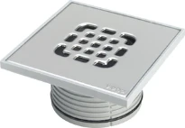 REHAUSSE VIEGA ADVANTIX 150 - 150 o avec joint et grille inox