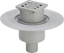 SIPHON DE SOL VIEGA ADVANTIX 100 - 100 o avec grille rvs-verticale-a/cmabre de compensation