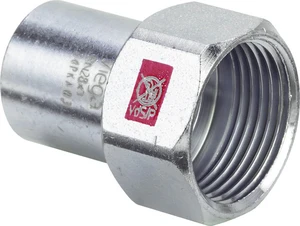 Viega Prestabo acier zingué raccord de transition coulissant MF 15 x 1/2 F