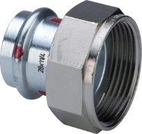 Viega Prestabo raccord union en 2 pieces avec ecrou libre joint plat FF 18 x 3/4 F