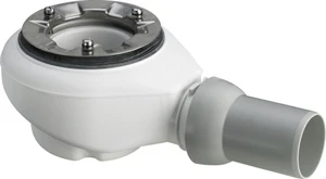 Viega Tempoplex siphon de douche 90 mm - nu - sans set de finition - évacuation horizontale