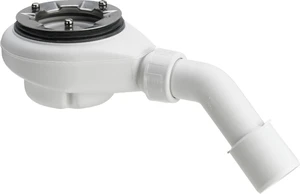 Viega Tempoplex siphon de douche 90 mm - nu - sans set de finition - évacuation horizontale - hauteur de montage 80 mm